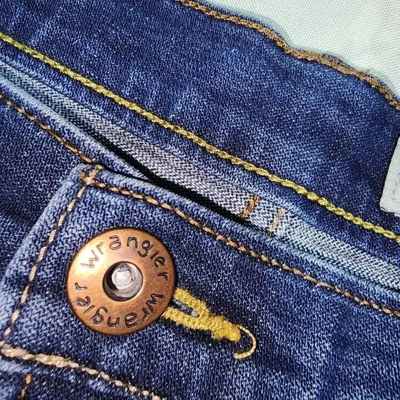 WRANGLER EUC MENS SZ 38 DENIM BLUE JEANS - Picture 5 of 10